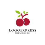 画像1: さくらんぼのロゴ (1)