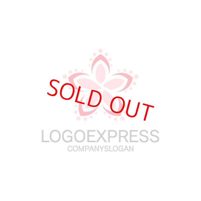 画像1: 愛らしい桜のロゴ (1)