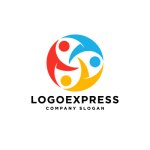 画像1: 協力的なチームのロゴ (1)