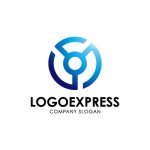 画像1: 円形Y字ロゴ (1)