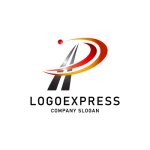 画像1: 赤い円弧とグレースピードPロゴ (1)