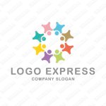 画像1: サークルの人々 のロゴのグループ (1)