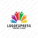 画像1: 人々と協力のロゴ (1)