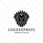 画像1: クールなライオンのロゴ (1)