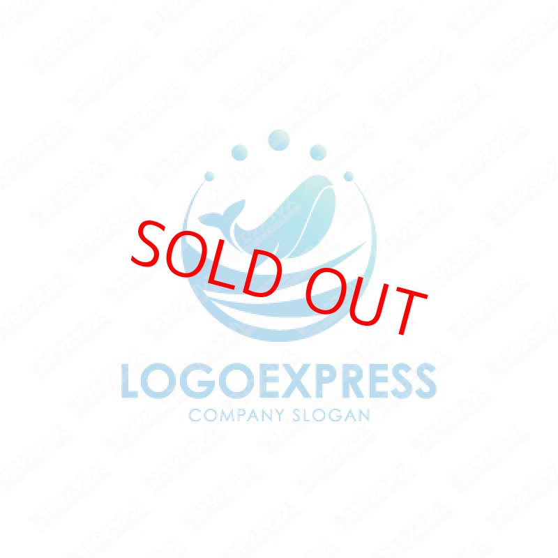 画像1: クールなクジラのロゴ (1)