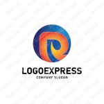 画像1: クールなRのロゴ (1)