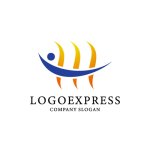 画像1: クリエイティブな人間とMのロゴ (1)