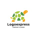 画像1: かわいらしいカメのロゴ (1)