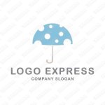 画像1: かわいい傘のロゴ (1)