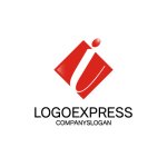 画像1: ひし形と「i」を組み合わせた情熱的なロゴ (1)