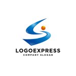 画像1: ダイナミックに流れるSロゴ (1)