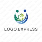 画像1: 自然に優しい家とケアのロゴ (1)