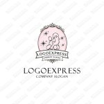 画像1: エレガントな犬のトリミングのロゴ (1)