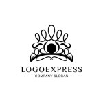 画像1: エレガントなティアラロゴ (1)