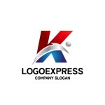 画像1: エレガントな K ロゴ (1)