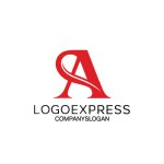 画像1: エレガントなAとSのロゴ (1)