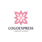 画像1: エレガントフラワーロゴ (1)