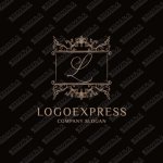 画像1: エレガントな「L」ロゴ (1)