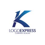 画像1: ダイナミックなKのロゴ (1)