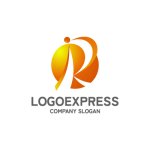 画像1: エネルギッシュなRロゴ (1)