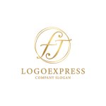 画像1: エレガントなFJロゴ (1)