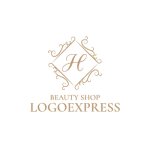 画像1: エレガントな装飾で飾られたHロゴ (1)