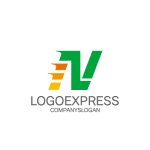 画像1: 速さを表現したNのロゴ (1)