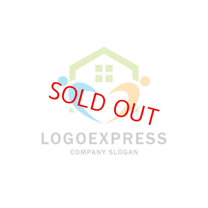 画像1: 家族と家のロゴ (1)