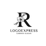 画像1: フローラルRロゴ (1)