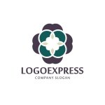 画像1: 花咲くロゴ (1)