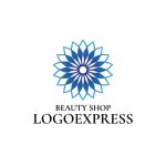 画像1: 花模様のロゴ (1)