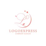 画像1: 女性のための花柄Lロゴ (1)