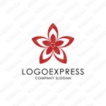 画像1: 花のロゴ (1)