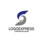 画像1: 流れるS字ロゴ (1)