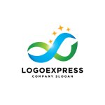 画像1: 前進する無限大「X」のロゴ (1)