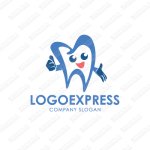 画像1: 親しみやすい歯のロゴ (1)