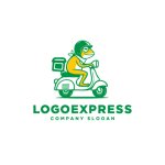 画像1: カエルのロゴで安全運転と迅速な配達 (1)