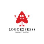 画像1: フレンドリーな笑顔のAロゴ (1)