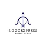 画像1: 弓矢のロゴ (1)