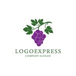 画像1: 葡萄のロゴ (1)