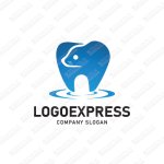 画像1: 優しそうな歯とアザラシのロゴ (1)