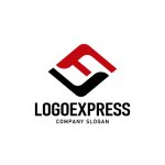 画像1: 幾何学的なFJロゴ (1)