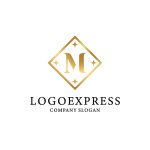 画像1: 黄金のMロゴ (1)