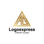 画像1: 金色の三角形とAGロゴ (1)