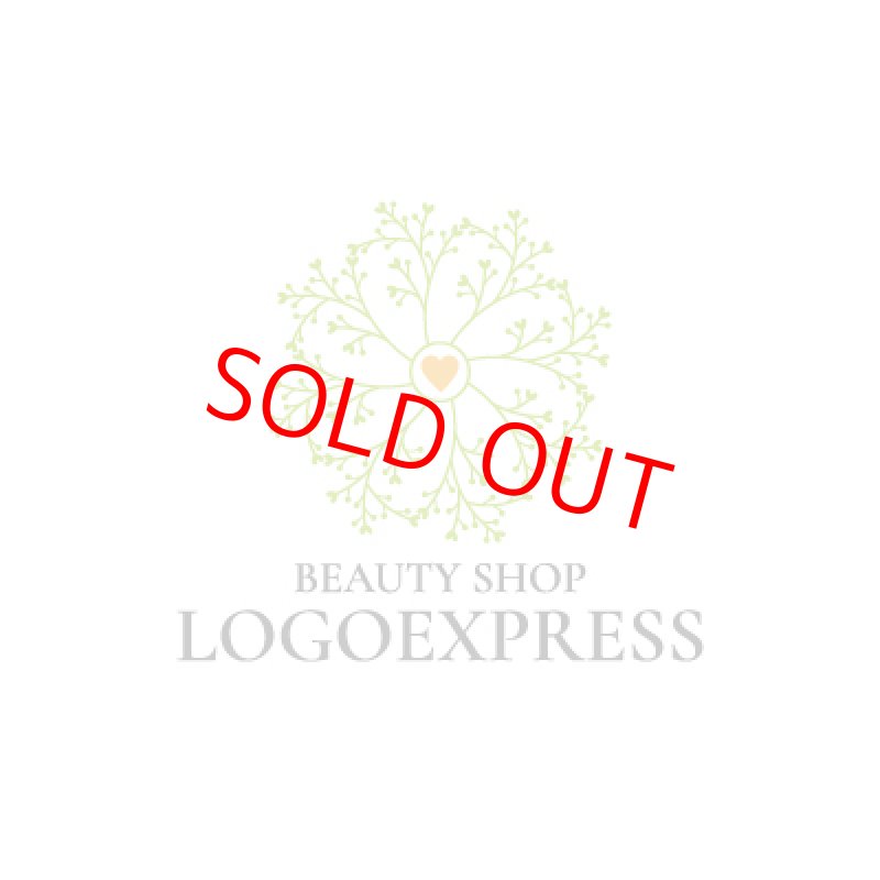 画像1: 緑の葉とハートのロゴ (1)