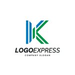 画像1: 信頼と成長が交差する、洗練されたKのロゴ (1)