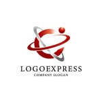 画像1: グローバルなCと軌道のロゴ (1)