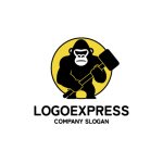 画像1: ハンマーゴリラロゴ (1)