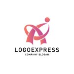 画像1: ハートリボンロゴ (1)