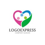 画像1: ハートフルファミリーロゴ (1)